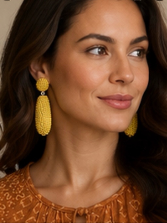 nOir Jewelry Jewelry - nOir Jewelry Vibrant Yellow Beaded Earrings